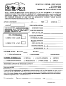 Business License Application - City Of Burlington