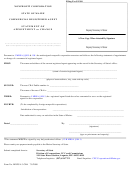 Form Mnpca-3-cra - Nonprofit Corporation Statement Of Appointment Or Change