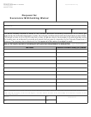 Form Dr 0023 - Request For Severance Withholding Waiver