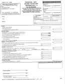 Form Fr 1108 - Income Tax Return Washington C. H. Printable pdf