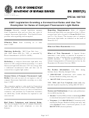 Form Sn 2007(3) - Special Notice Legislation Granting A Connecticut Sales And Use Tax Exemption For Sales Of Compact Fluorescent Light Bulbs - Connecticut Department Of Revenue Services - 2007 Printable pdf