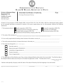 Form Fca - Amended Certificate Of Authority (foreign Business Entity) - 2011