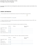 Fillable Questionnaire: Nexus Activities In Iowa For Sales Or Use Tax Purposes Printable pdf