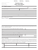 Form Tpg-170 - Business Taxes Status Letter Request