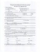 Sales / Use Tax Application Form - West Feliciana Parish