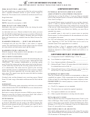 Form D-1040 (nr) - City Of Detroit Income Tax Non-resident Instructions - 2006