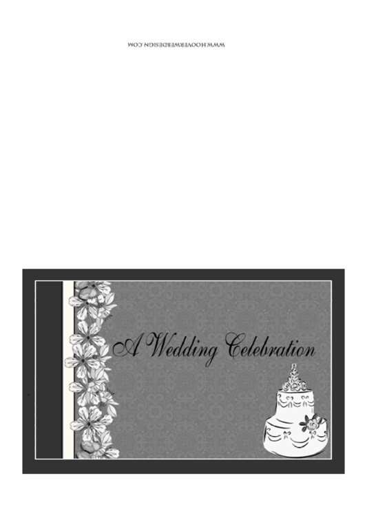 Wedding Invitation Card Template Printable pdf