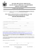 Form St-l-137fa - Commercial Agriculture Application Form