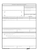 Dd Form 1594 - Contract Completion Statement