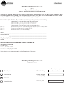 Montana Individual Income Tax Payment Form - Montana Department Of Revenue