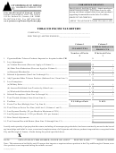 Tobacco Excise Tax Return Form - City And Borough Of Juneau