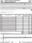 Form 541-t - California Allocation Of Estimated Tax Payments For Beneficiaries - 2009