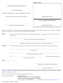 Form Mllc-3a-ncra - Limited Liability Company Statement Of Resignation
