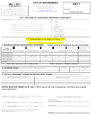 Form Cr-1 - Return Of Business Personal Property - Waynesboro Commissioner Of The Revenue - 2011