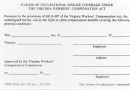Form 9a - Waiver Of Occupational Disease Coverage Under The Virginia Workers' Compensation Act