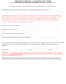 Application To Register A Corporate Or Llc Name