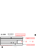 Form K-130v - Privelege Tax Peyment Voucher