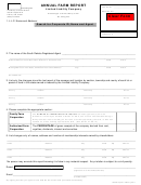 Annual Farm Report Limited Liability Company Form - Secretary Of State Office - 2011