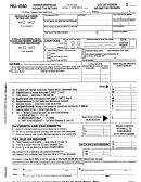 Form Hu - 1040 - Hudson Individual Income Tax Return Printable pdf