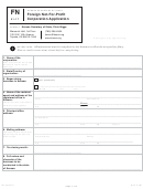 Form Fn 51-17 - Foreign Not-for-profit Corporation Application - 2010