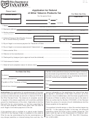 Form Otp 12 - Application For Refund Of Other Tobacco Products Tax - 2004