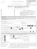 State Tax Form 96 - Senior - Surviving Spouse Or Minor - Veteran - Blind - Application For Statutory Exemption - 2011