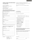 Joliet Food And Beverage Tax Return Form - 2010