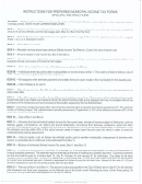 Instructions For Preparein Municipal Income Tax Forms - 2005