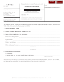 Form Lp 1104 - Illinois Uniform Limited Partnership Act Articles Of Conversion - 2010