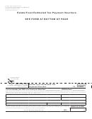Colorado Form 105ep - Colorado Estate/trust Estimated Tax Payment Vouchers - 2009