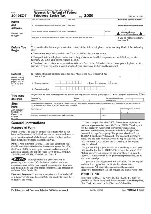 download 1040ez form