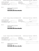 Form W-1 - Employer's Return Of Tax Withheld For 2008 - State Of Ohio