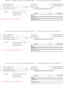 Form W-1 - Employer's Return Of Tax Withheld 2007 - State Of Ohio
