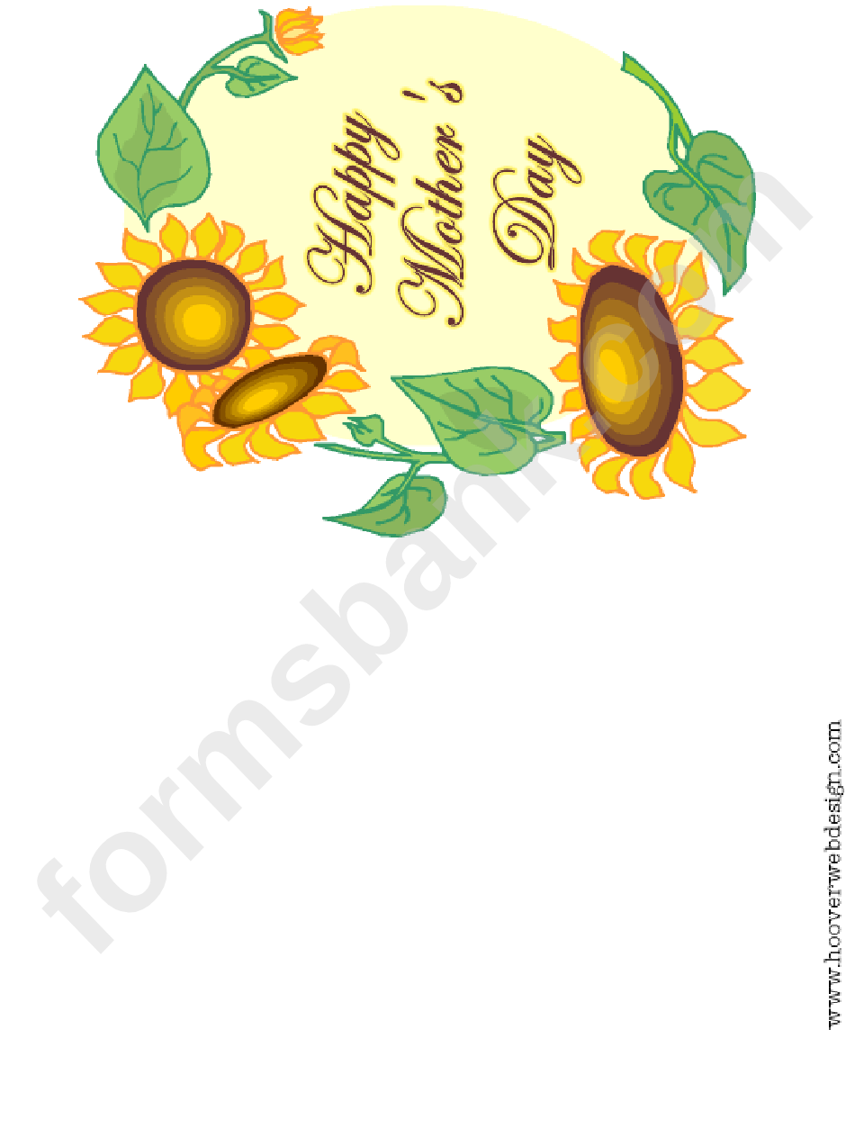 Sunflowers Happy Mother