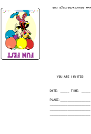 Fun Fest Invitation Template