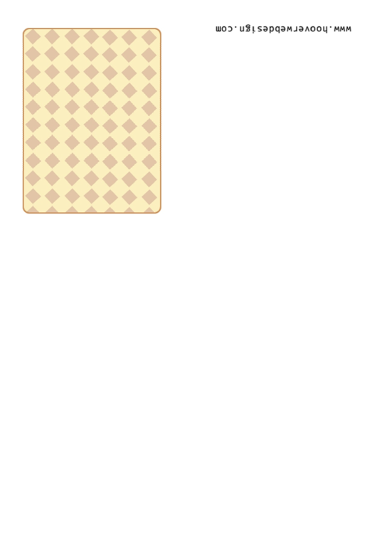 Yellow Tan Diagional Squares Retro Greeting Card Template Printable pdf