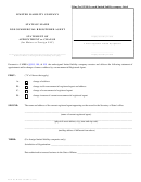Form Mllc-3-ncra - Noncommercial Registered Agent - Statement Of Appointment Or Change - 2011