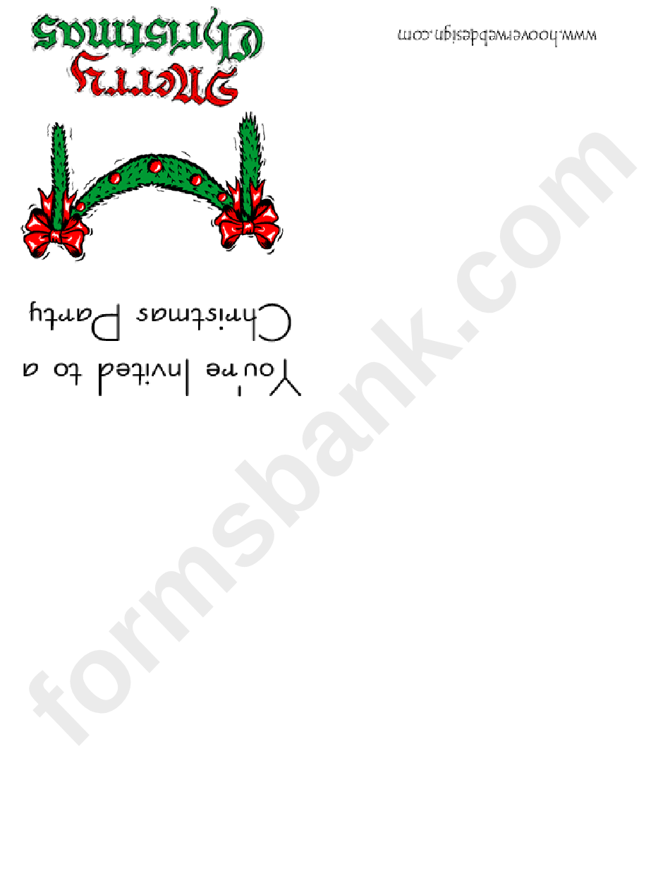 Christmas Party Template