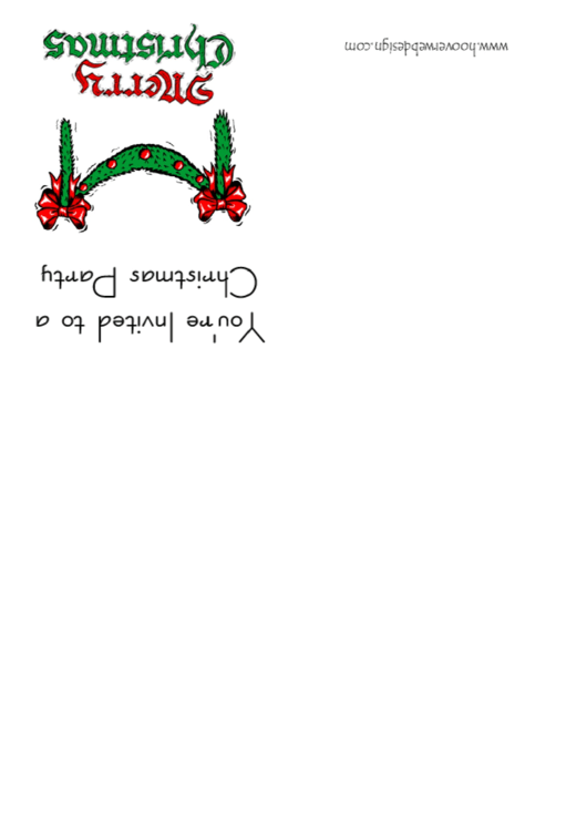 Christmas Party Template Printable pdf