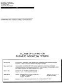 Village Of Covington Business Income Tax Return