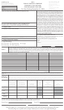 Form 61a202 - Public Service Company Property Tax Return For Railroad Car Line - 2011