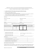 Employee's Annual Occupation License Fee Request For Refund Return Form