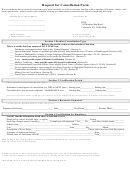 Request For Cancellation Form
