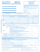Form S-1040 - Individual Income Tax Return - City Of Solon - 2010
