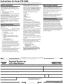 California Form Ftb 3588 - Payment Voucher For Llc E-filed Returns - 2008