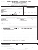 Form 320-a - Request For Assignment Of Production Unit Number Gross Production Registration - 2011
