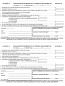Declaration Of Estimated City Of Canfield, Ohio Income Tax Form