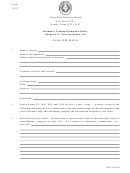 Form 133.5 - Secondary Trading Exemption Notice (section 5.o, Texas Securities Act)