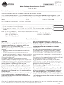 Montana Form Cc - College Contribution Credit - 2008