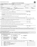 Business Activities Questionnaire Form - Tennessee Department Of Revenue